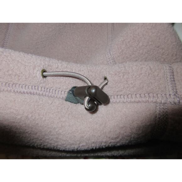 LL Bean Fleece Vest Womens Medium Tan Full Zip Sleeveless Outdoors - Picture 6 of 8